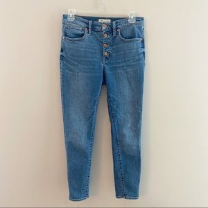 Madewell 9” Mid-Rise Skinny Crop 27